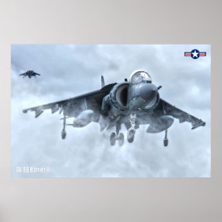 AV-8B HARRIER II POSTER