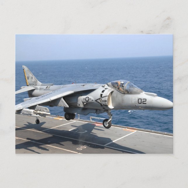 AV-8B Harrier Postkarte (Vorderseite)