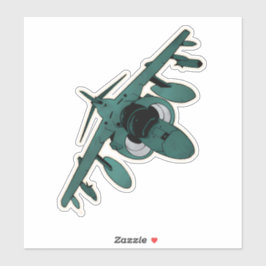 AV-8B Harrier, V/STOL-Attackenflugzeug Aufkleber
