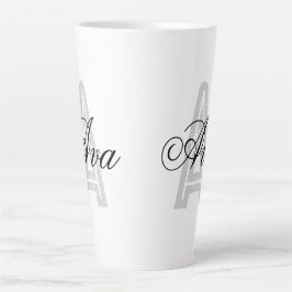 Ava Benutzername Schwarz Weiß Becher Milchtasse