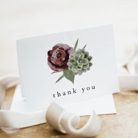 AVA Boho Burgundy Floral Sukkulente Wüste