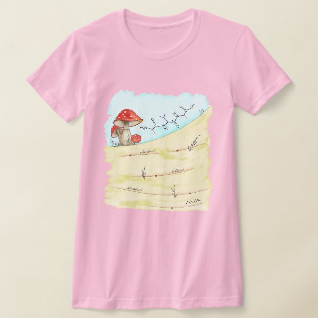 Ava, die durch Aminosäuren geschrieben wird, schla T-Shirt (Ablage )