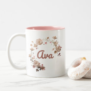 Ava Floral Tasse