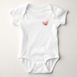 Ava Heart Baby Bodysuit Baby Strampler