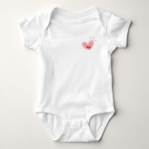 Ava Heart Baby Bodysuit Strampler