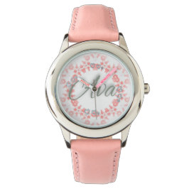 Ava Liebe Collection - Pink Watch Armbanduhr