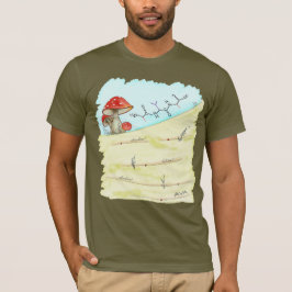 AVA nach Aminosäuren geschrieben, Pilzdesign Tri-Blend Shirt