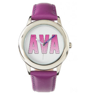 Ava rosa Name Armbanduhr