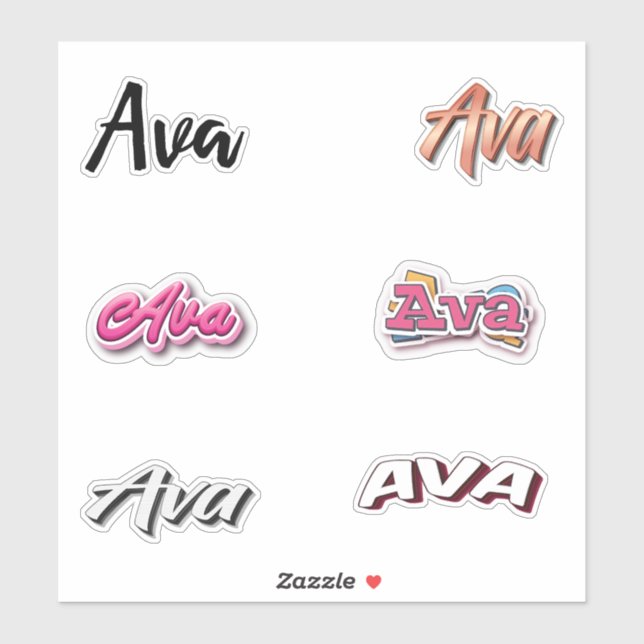Ava Sticker Pack (Blatt)