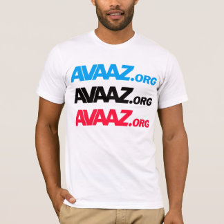 Avaaz - Farbe 3 vorder, Pangea u. Tagline T-Shirt