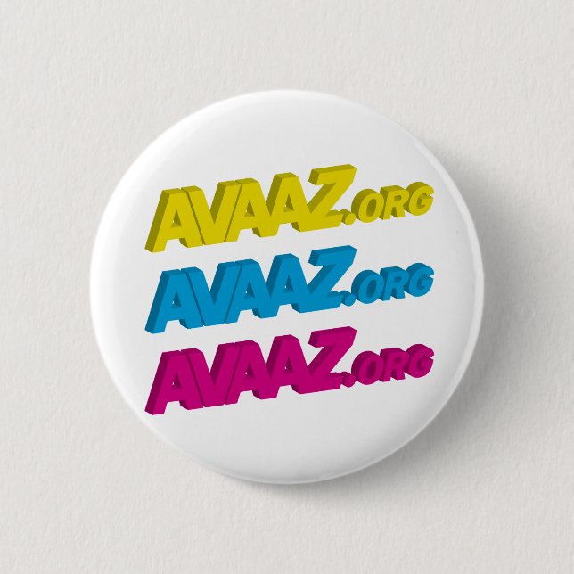 Avaaz Knopf Button (Vorderseite)