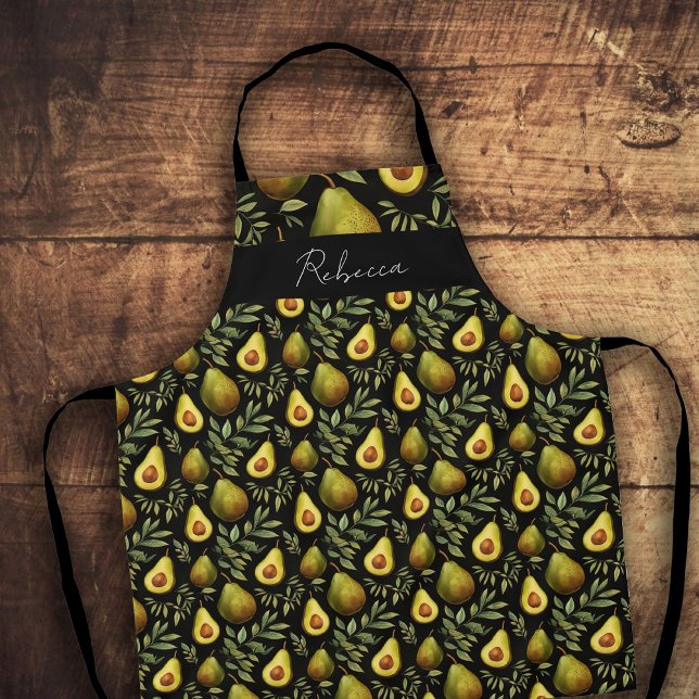 Avacado Custom Monogram Schürze (Von Creator hochgeladen)