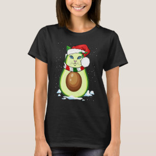 Avagato Katze Avogato Avocado Weihnachten T-Shirt
