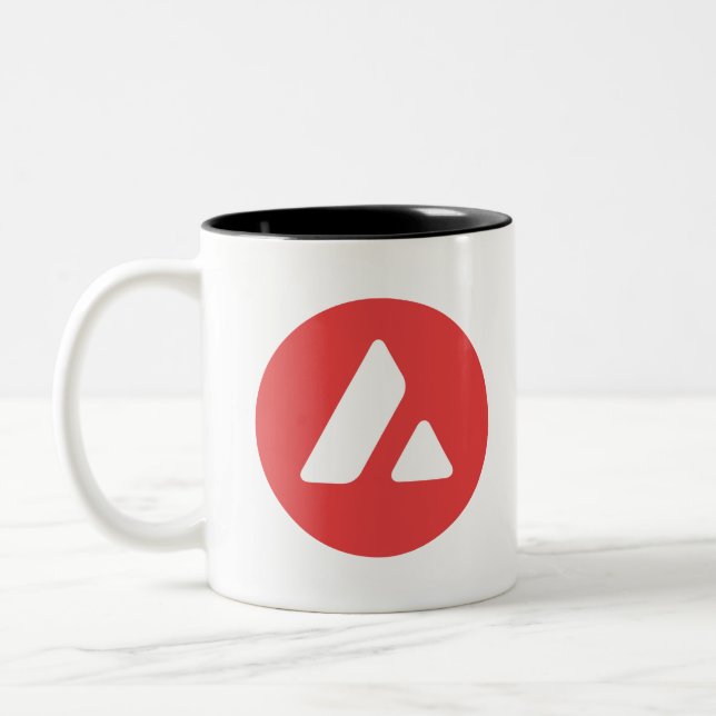 Avalanche AVAX Zweifarbige Tasse (Links)