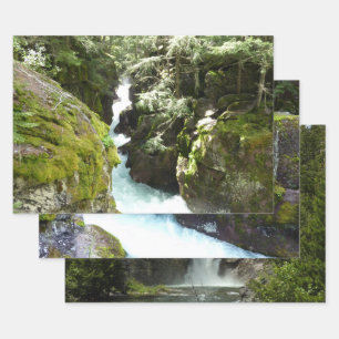Avalanche Gorge II im Glacier-Nationalpark Geschenkpapier Set