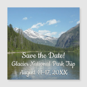 Avalanche Lake I im Glacier-Nationalpark Magnetkarte