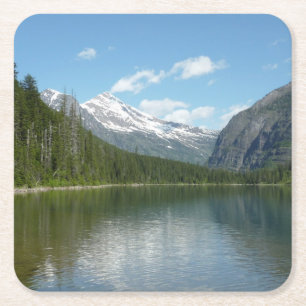 Avalanche Lake I im Glacier-Nationalpark Rechteckiger Pappuntersetzer