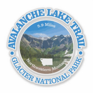 Avalanche Lake Trail (OBP) Aufkleber