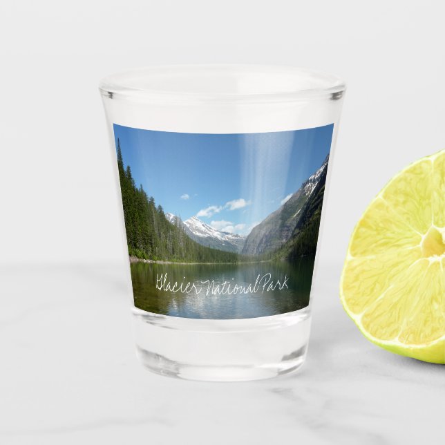 Avalanche See I - Glacier Nationalpark Schnapsglas (Vorderseite)