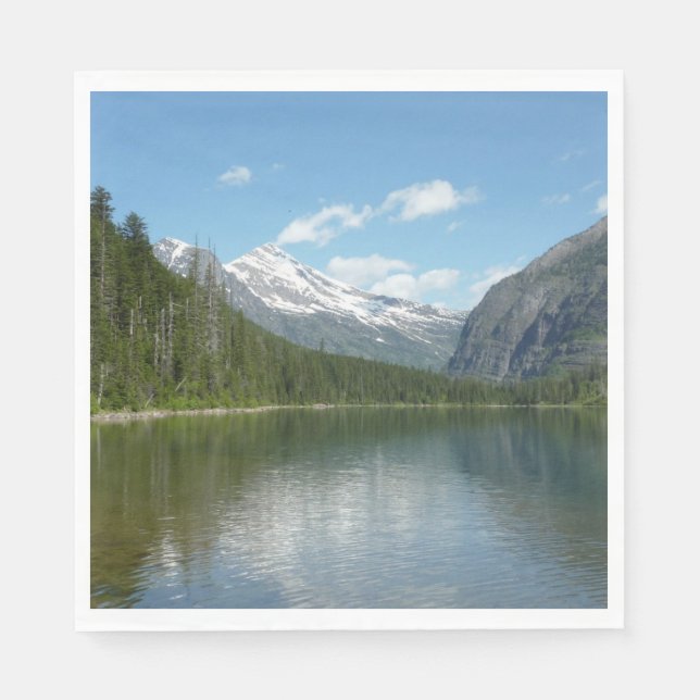 Avalanche See I - Glacier Nationalpark Serviette (Vorderseite)