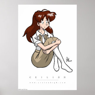 Avalon - Ceilidh-Zeichenportrait Poster