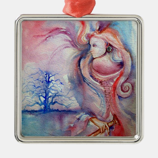 AVALON / Magie und Geheimnisse Silbernes Ornament (Vorne)