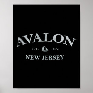 Avalon New Jersey _ Avalon Nj Segelboot Poster