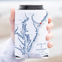 Avalon New Jersey Elegante Wedding Can Cooler