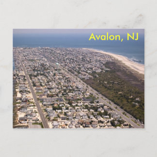 Avalon, NJ Postkarte