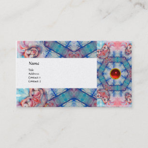 AVALON PSYCHEDELIC, rosa Edelgold Visitenkarte
