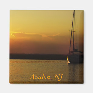Avalon Sonnenuntergang Magnet