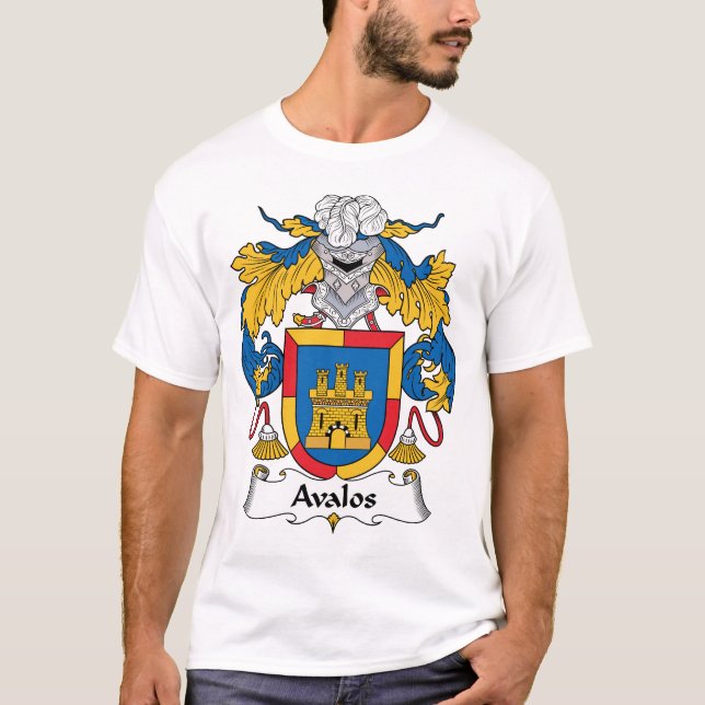 Avalos Familienwappen T-Shirt (Vorderseite)