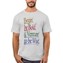 Avant - Citation de Horace magique Unisex T-Shirt