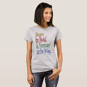 Avant - Citation de la Horace magique T-shirt femm
