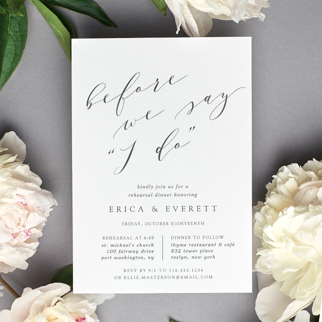 Avant De Dire Que Je Le Fais | Invitation au dîner (Créateur téléchargé)