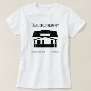 Avant du T-shirt des femmes de base de brasserie