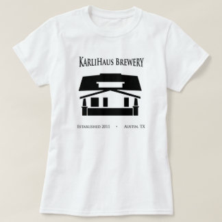 Avant du T-shirt des femmes de base de brasserie