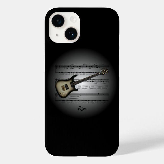 Avant Garde ~ Electric Guitar 02 Case-Mate iPhone 14 Hülle (Rückseite)