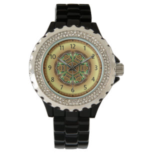 Avant - Garde, Green und Gold, Design KNF 1 ~ Armbanduhr