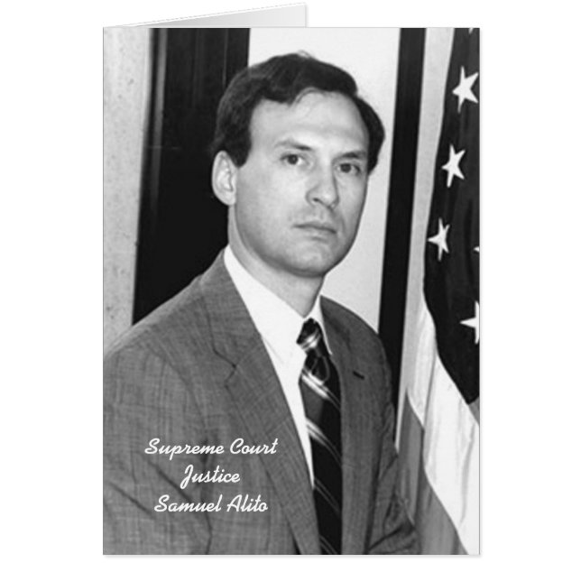 Avant : Le juge Samuel Alito (Devant)