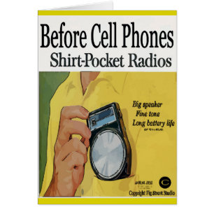 Avant Téléphone Cellulaire, Radios Transistor