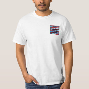 Avant unisexe et dos de T-shirt de tension