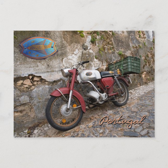 Avantgarde-Motorrad Postkarte (Vorderseite)