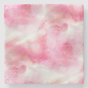 Avantgardehintergrund-Handfarbe 2 der Kunst rote Steinuntersetzer