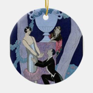 Avarice, 1924 (pochoir Druck) Keramikornament