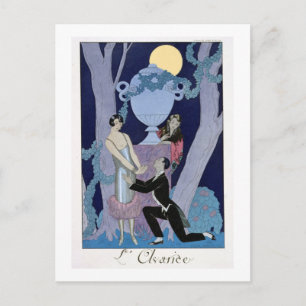 Avarice, 1924 (pochoir print) postkarte