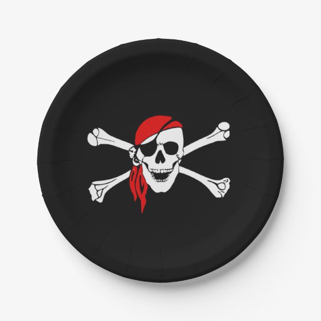 Avast Mein Party Matie! Pappteller (Vorderseite)