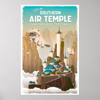 Avatar - Besuch des südlichen Lufttempels Poster