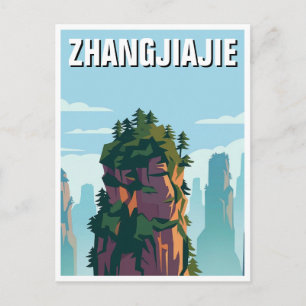 Avatar Hallelujah Berg, Zhangjiajie Postkarte
