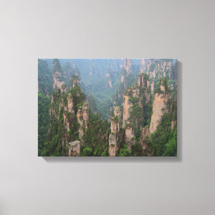 Avatar Mountains Zhangjiajie National Forest Park Leinwanddruck